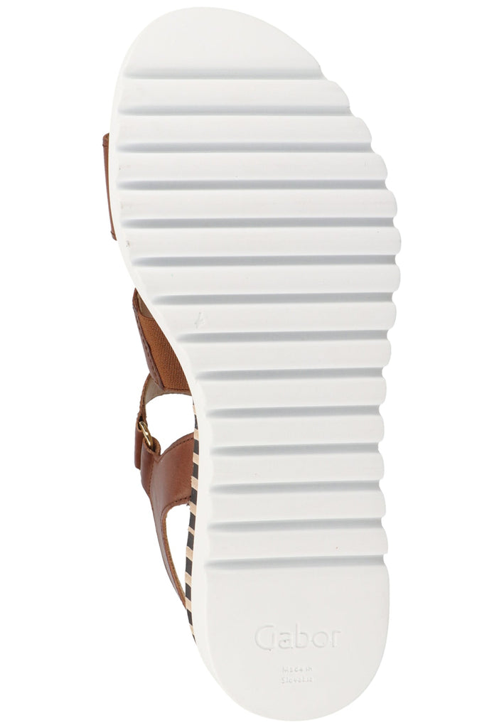 Gabor Sandalen Leder Braun - surf4shoes