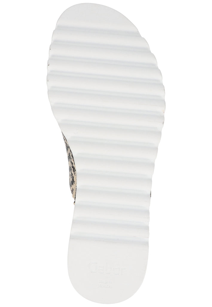 Gabor Pantoletten Leder Schwarz - surf4shoes