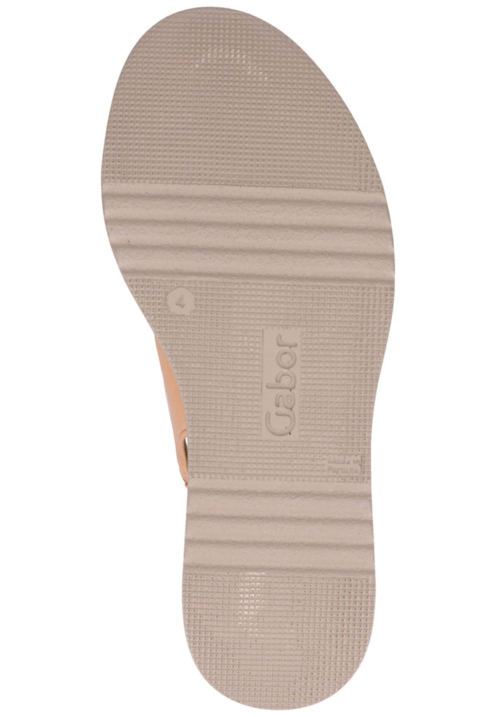 Gabor Sandalen Nappaleder Hellbraun - surf4shoes