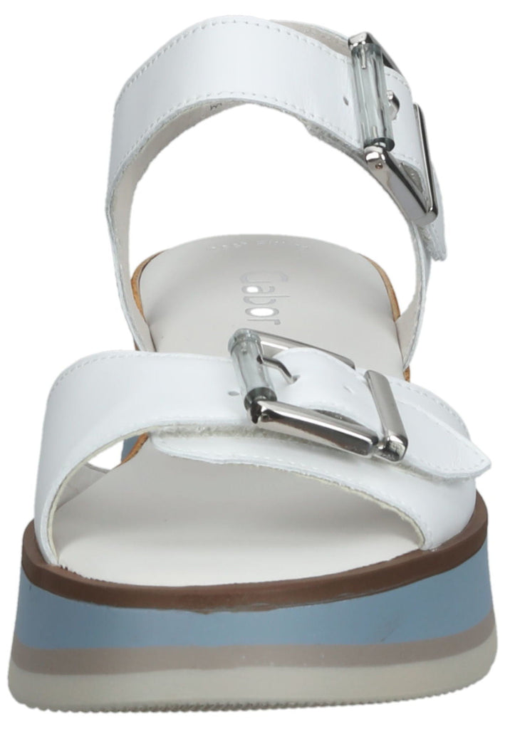 Gabor Sandalen Nappaleder Weiß - surf4shoes