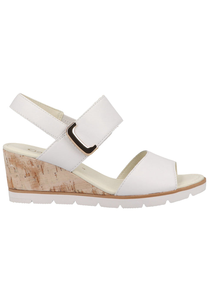 Gabor Sandalen Leder Weiß - surf4shoes