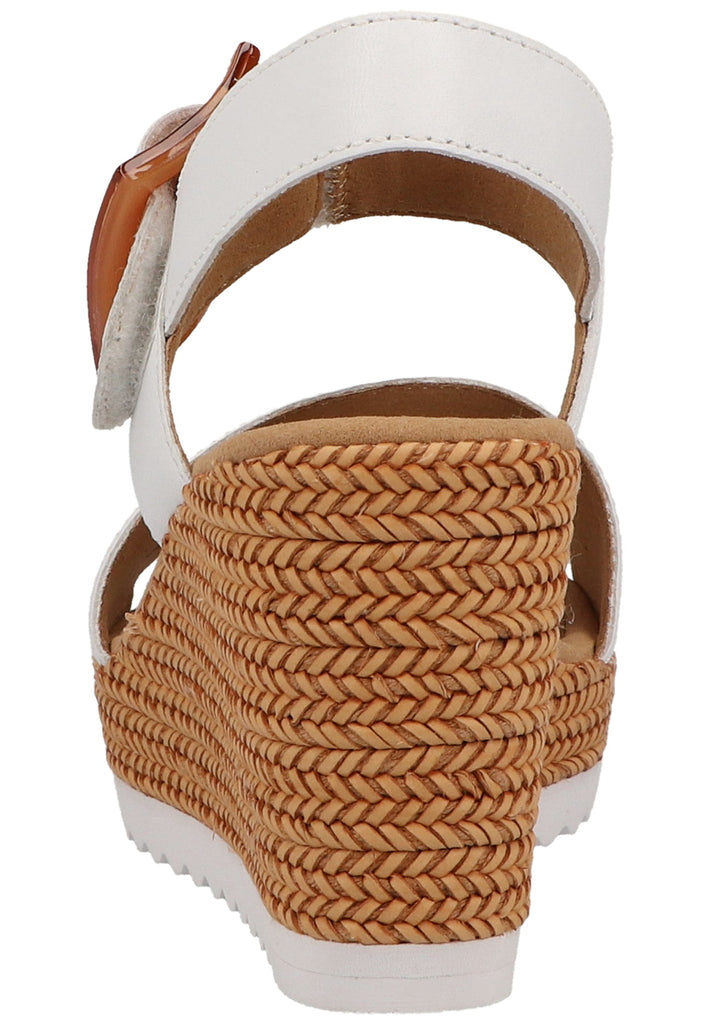 Gabor Sandalen Leder Weiß - surf4shoes