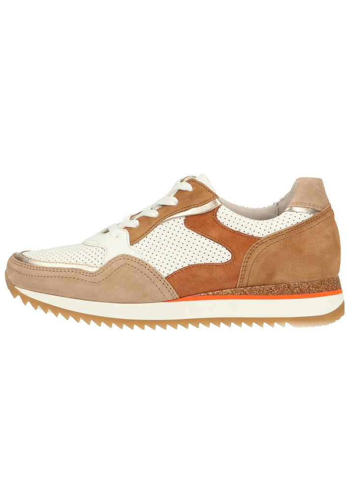 Gabor Sneaker Leder Weiß/Beige - surf4shoes