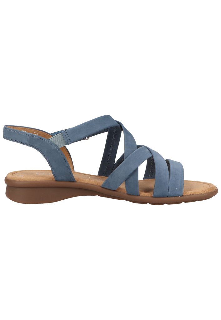 Gabor Sandalen Nubukleder Jeans - surf4shoes