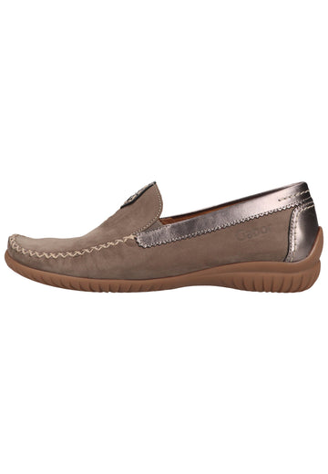 Gabor Slipper Nubukleder Braun - surf4shoes