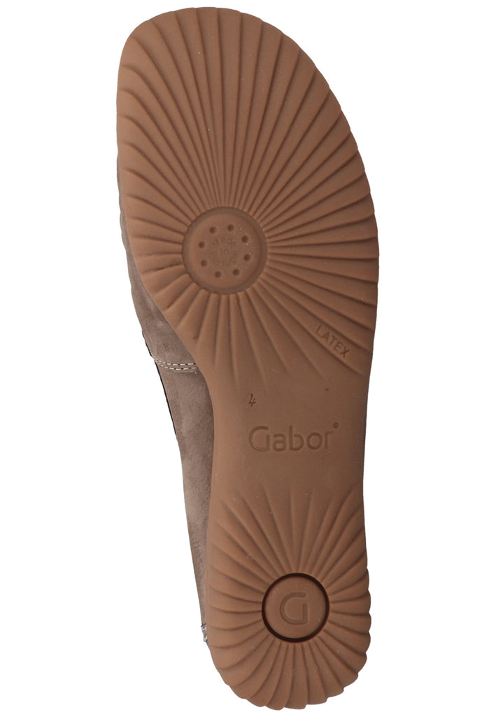 Gabor Slipper Nubukleder Braun - surf4shoes