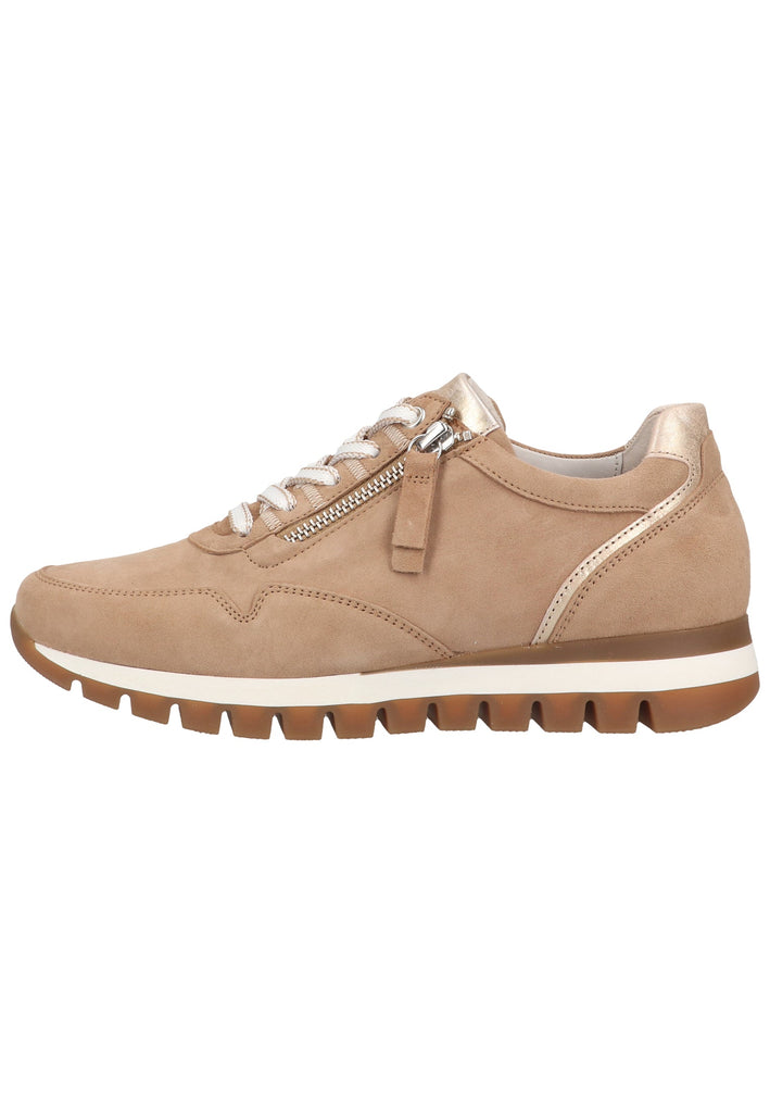 Gabor Sneaker Veloursleder Sand - surf4shoes
