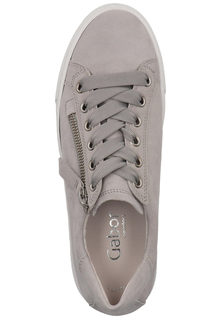 Gabor Sneaker Leder Hellgrau - surf4shoes