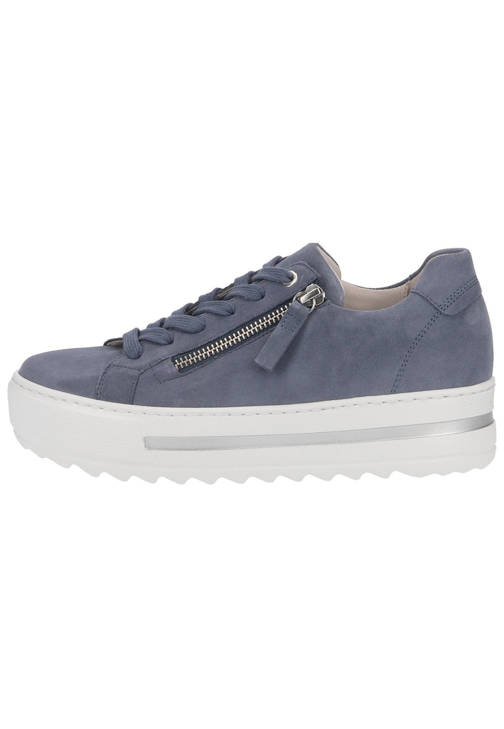 Gabor Sneaker Veloursleder Blau - surf4shoes