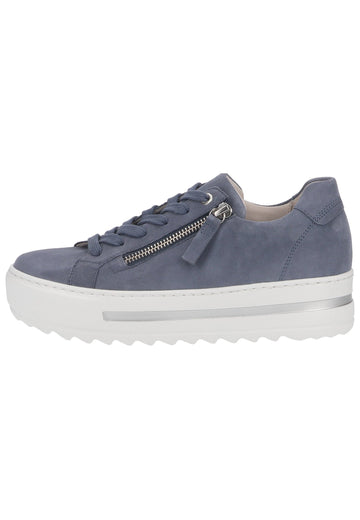 Gabor Sneaker Veloursleder Blau - surf4shoes
