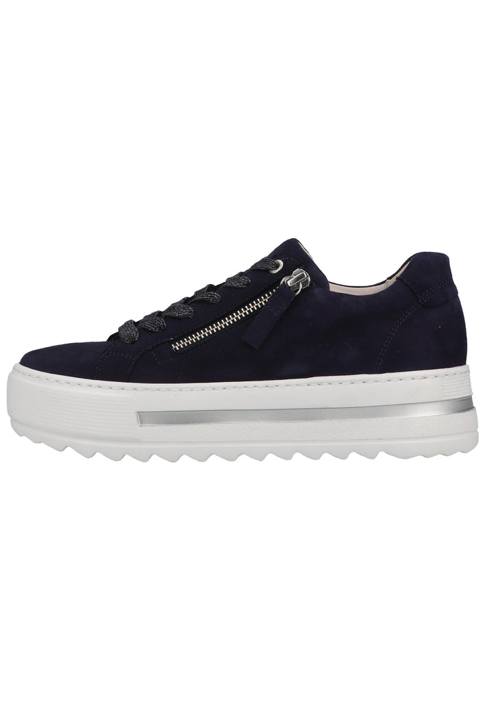 Gabor Sneaker Veloursleder Dunkelblau - surf4shoes
