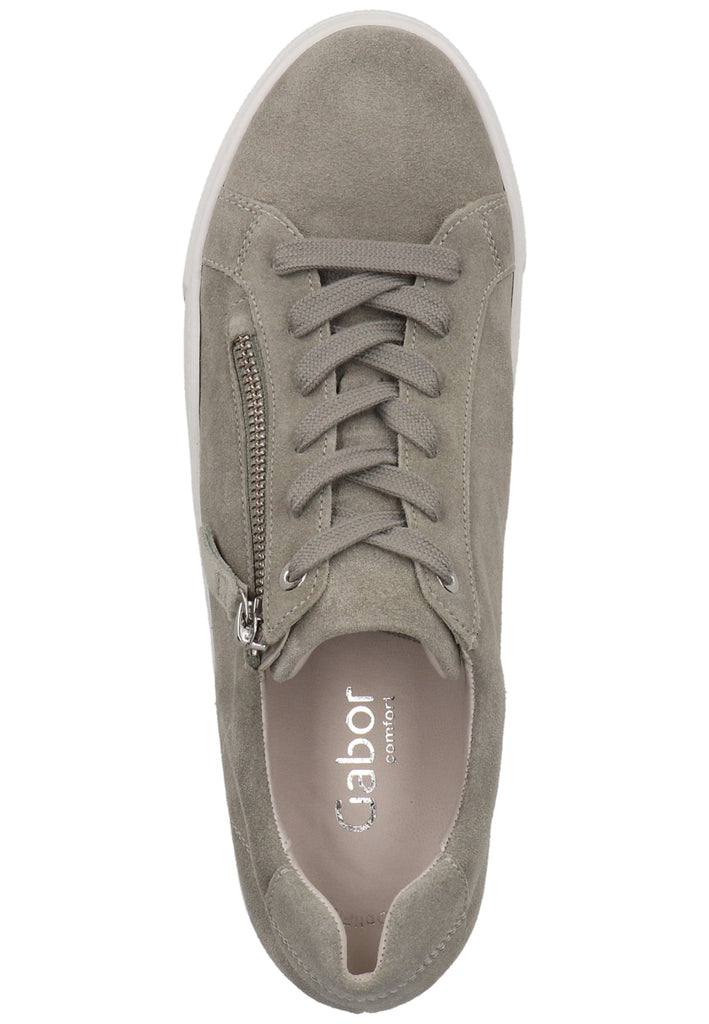 Gabor Sneaker Veloursleder Grau - surf4shoes