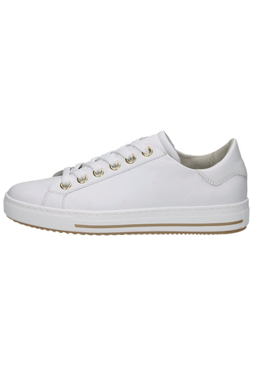 Gabor Sneaker Nappaleder Weiß - surf4shoes