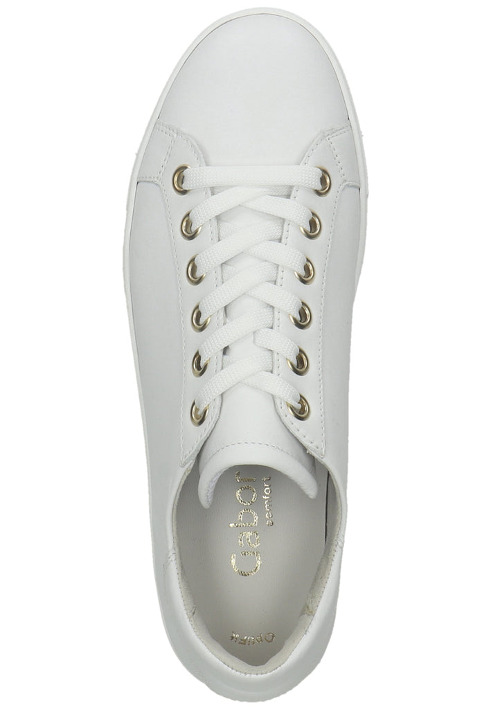Gabor Sneaker Nappaleder Weiß - surf4shoes