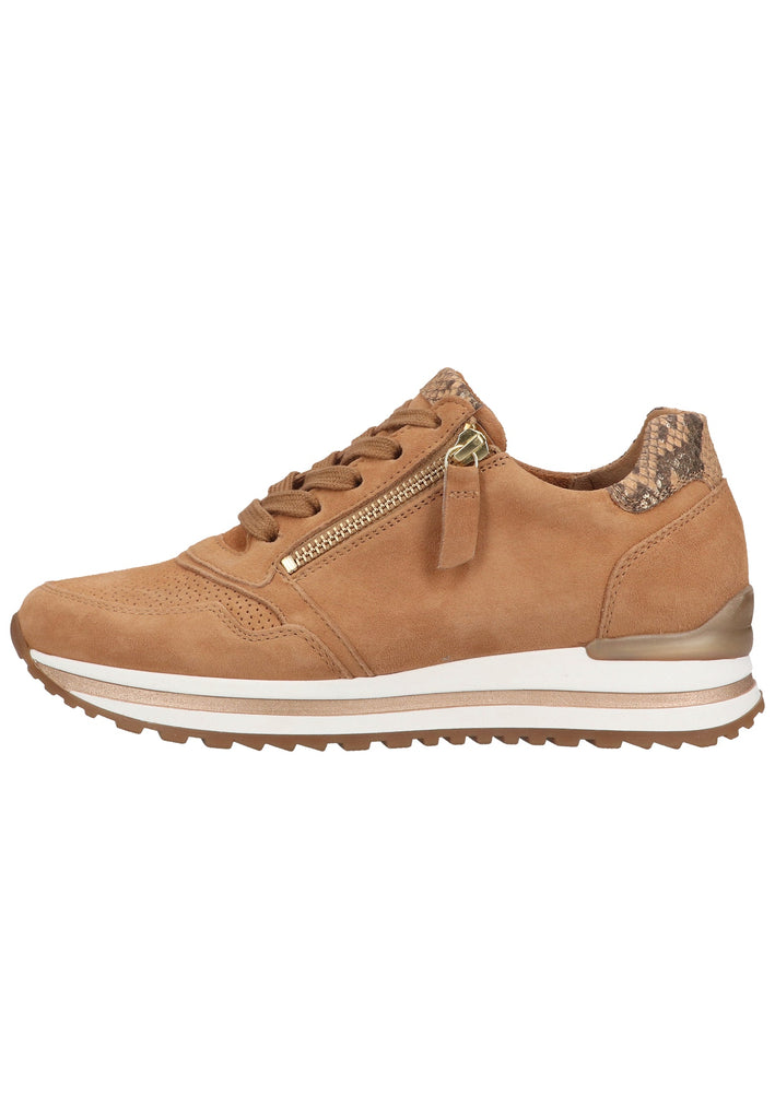 Gabor Sneaker Veloursleder Caramel - surf4shoes