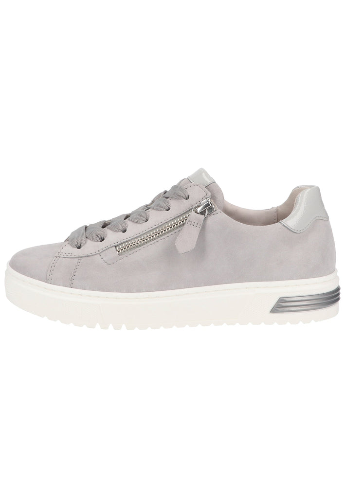 Gabor Sneaker Samt Hellgrau - surf4shoes