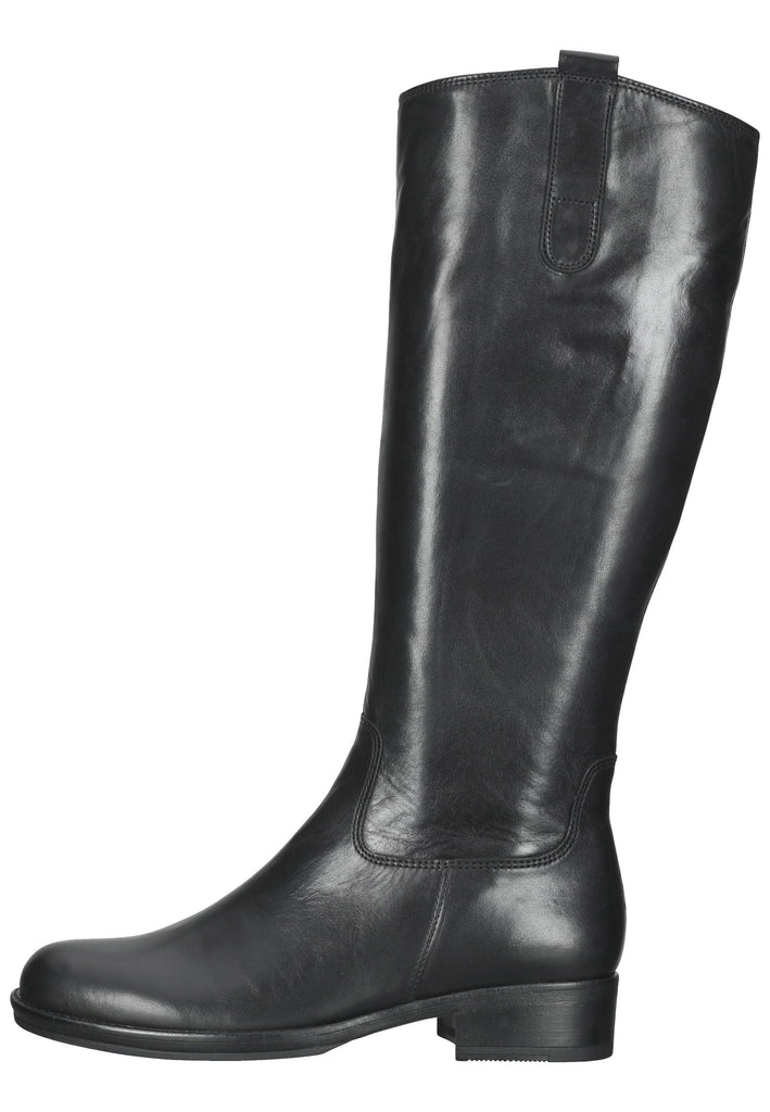 Gabor Stiefel Glattleder Schwarz - surf4shoes