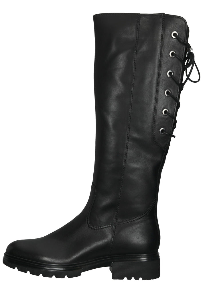 Gabor Stiefel Glattleder Schwarz - surf4shoes