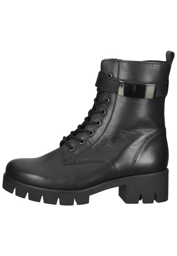 Gabor Stiefelette Glattleder Schwarz - surf4shoes