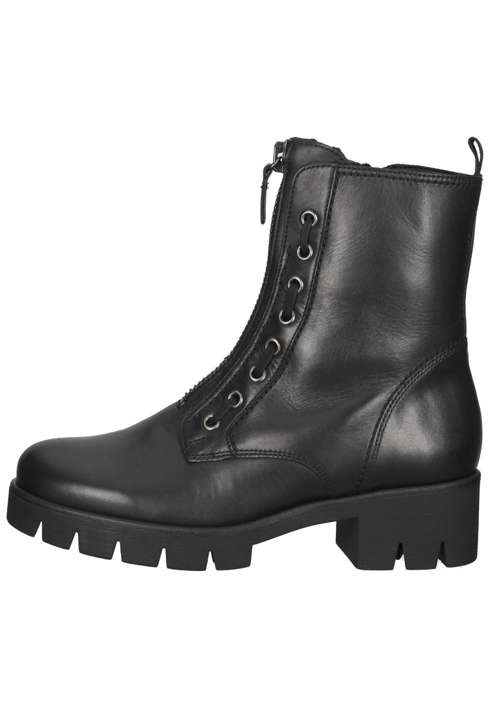 Gabor Stiefelette Glattleder Schwarz - surf4shoes
