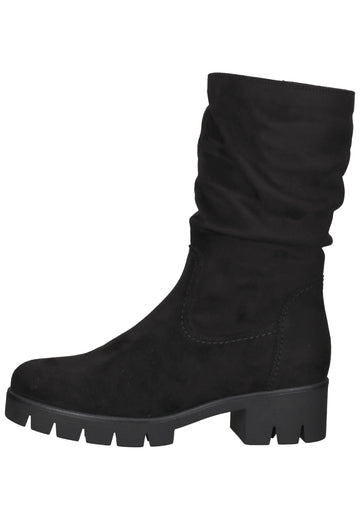 Gabor Stiefelette Textil Schwarz - surf4shoes