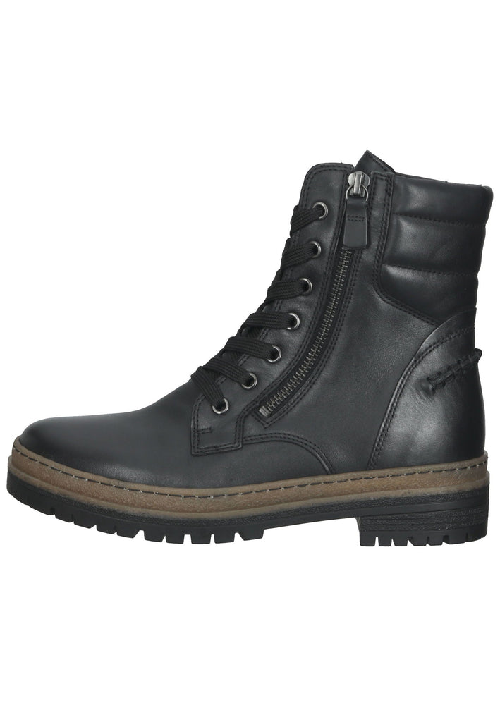 Gabor Stiefelette Glattleder Schwarz - surf4shoes