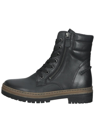 Gabor Stiefelette Glattleder Schwarz - surf4shoes