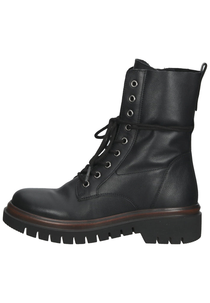 Gabor Stiefelette Leder Schwarz - surf4shoes