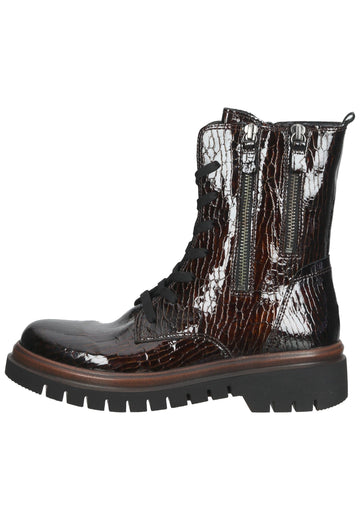 Gabor Stiefelette Leder Kastanie - surf4shoes