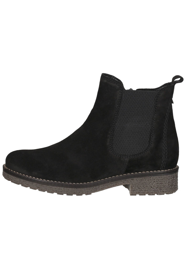Gabor Stiefelette Leder Schwarz - surf4shoes
