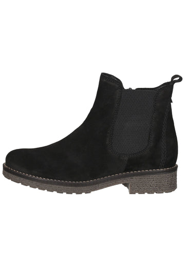 Gabor Stiefelette Leder Schwarz - surf4shoes
