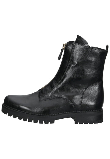 Gabor Stiefelette Glattleder Schwarz - surf4shoes