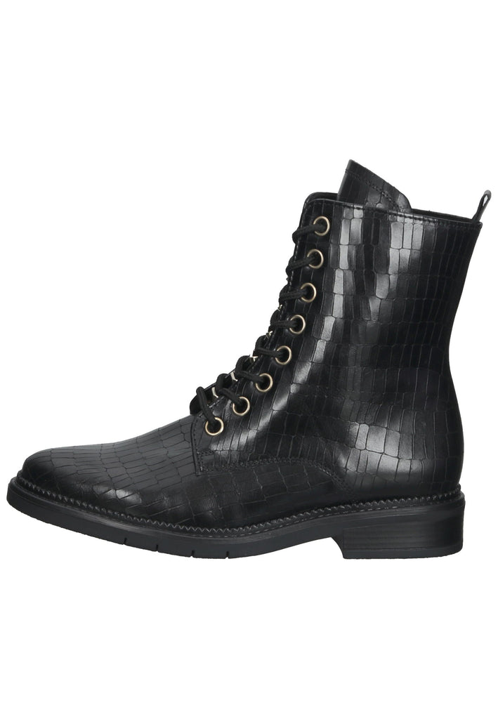 Gabor Stiefelette Leder Schwarz - surf4shoes