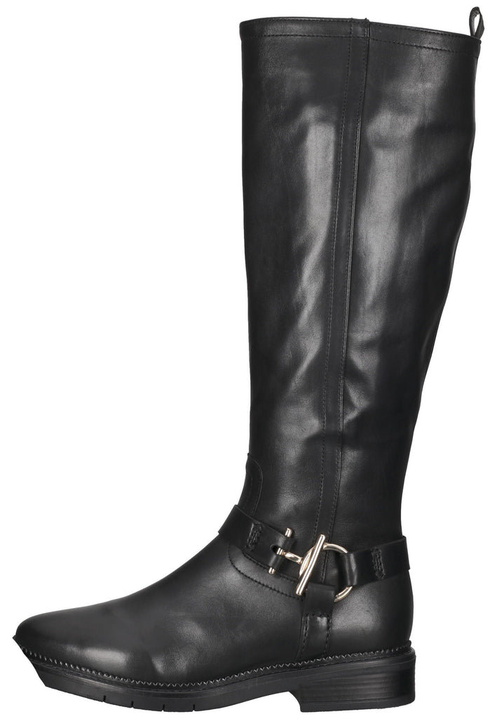 Gabor Stiefel Glattleder Schwarz - surf4shoes