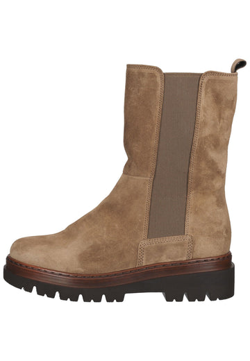 Gabor Stiefel Veloursleder Mittelbraun - surf4shoes