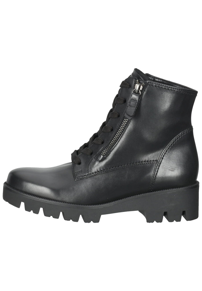 Gabor Stiefelette Glattleder Schwarz - surf4shoes