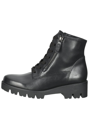 Gabor Stiefelette Glattleder Schwarz - surf4shoes