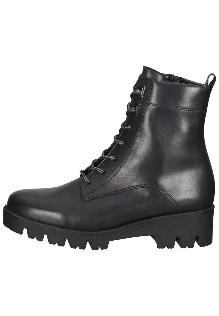 Gabor Stiefelette Glattleder Schwarz - surf4shoes
