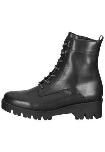 Gabor Stiefelette Glattleder Schwarz - surf4shoes