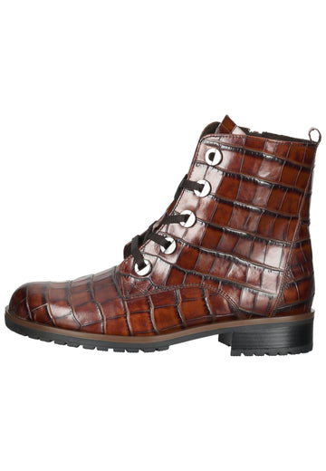 Gabor Stiefelette Leder Dunkelbraun - surf4shoes