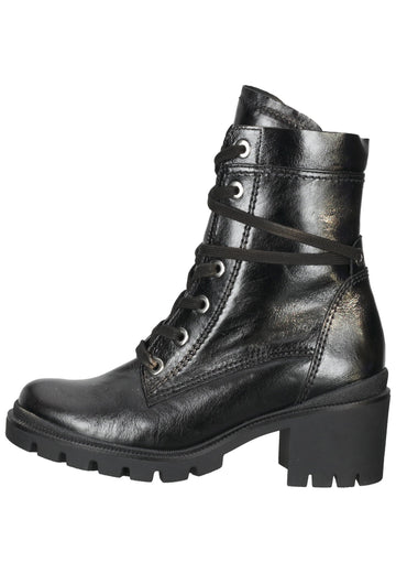 Gabor Stiefelette Glattleder Schwarz - surf4shoes