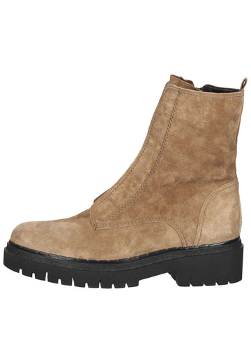Gabor Stiefelette Veloursleder Beige - surf4shoes