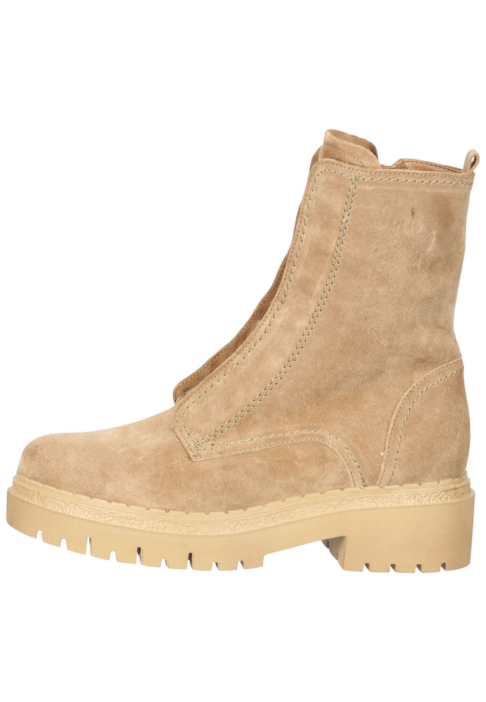 Gabor Stiefelette Veloursleder Hellbraun - surf4shoes
