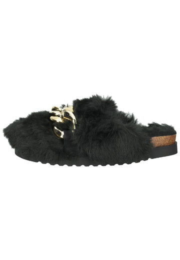 Gabor Hausschuhe Textil Schwarz - surf4shoes