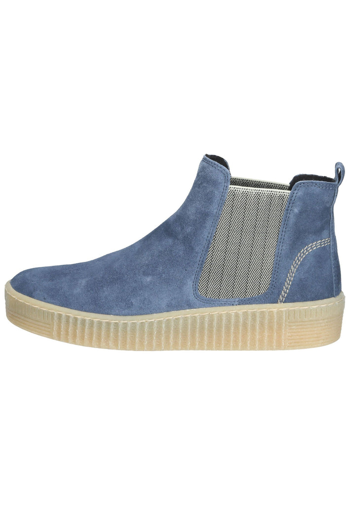 Gabor Stiefelette Leder Blau - surf4shoes