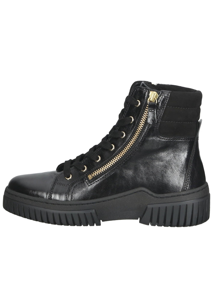 Gabor Stiefelette Glattleder Schwarz - surf4shoes