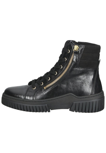 Gabor Stiefelette Glattleder Schwarz - surf4shoes