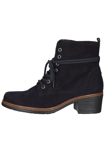 Gabor Stiefelette Veloursleder Atlantik - surf4shoes