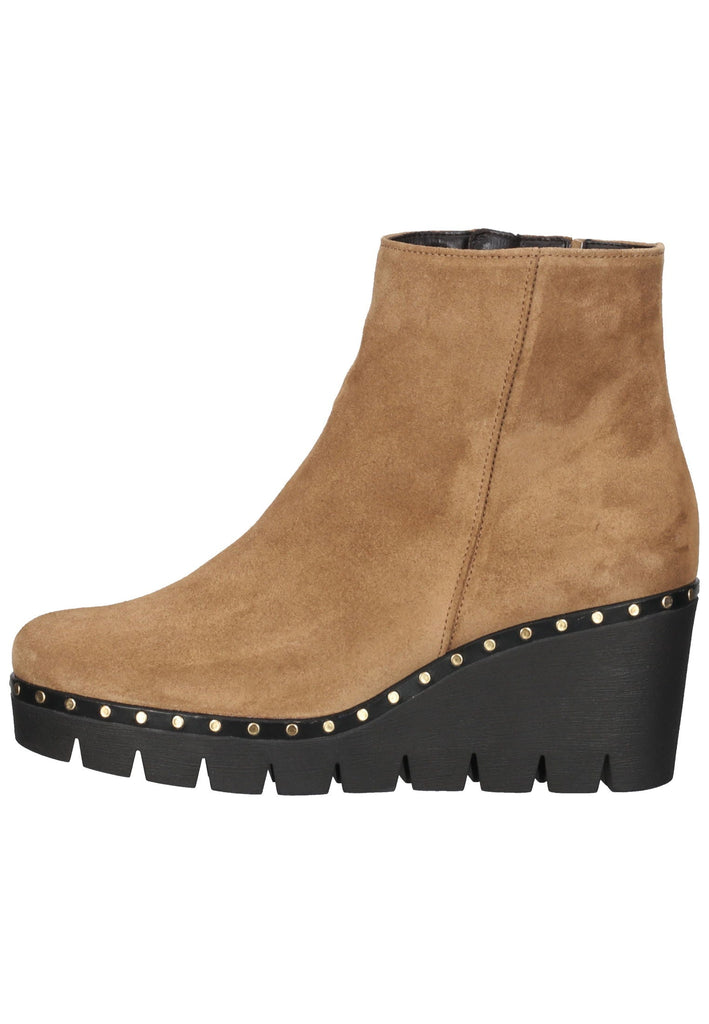 Gabor Stiefelette Leder Hellbraun - surf4shoes