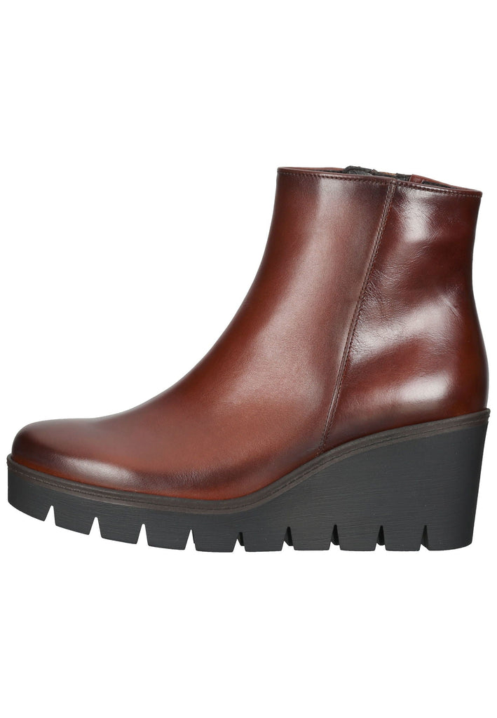 Gabor Stiefelette Glattleder Dunkelbraun - surf4shoes